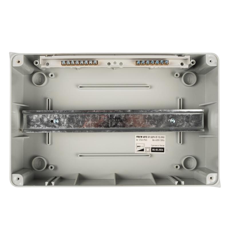 Бокс модульный накладной PDB/W 4015 GR (ЩРН-ПГ-15) IP65 пластик. Pro JazzWay 5072107