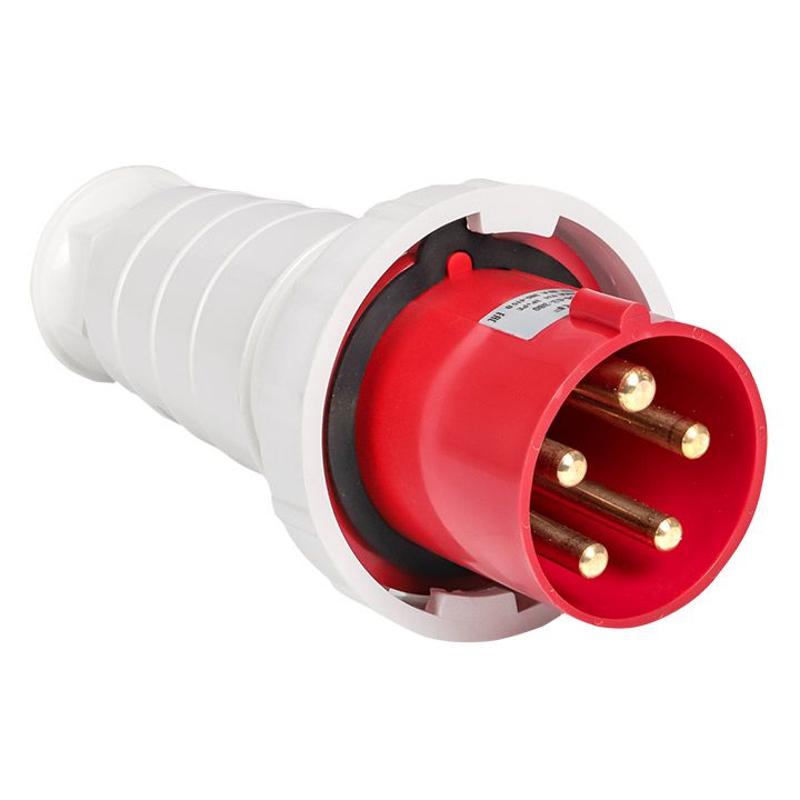 Вилка переносная 045 3Р+РЕ+N 125А 380В IP67 EKF PROxima | ps-045-125-380 | EKF