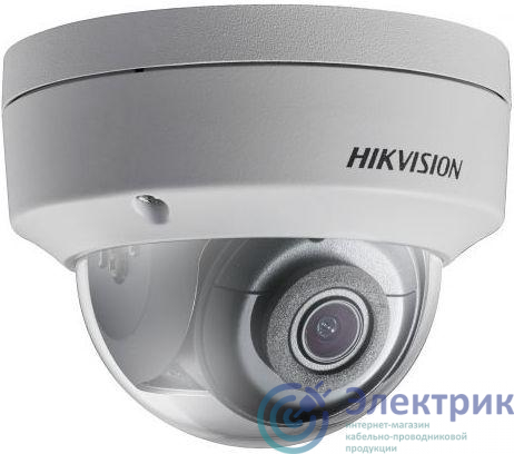 2Мп уличная купольная IP-камера с EXIR-подсветкой до 30м | DS-2CD2123G0-IS (2.8mm) | Hikvision