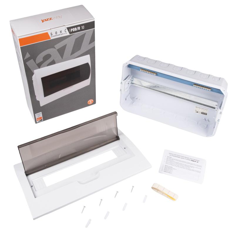 Бокс модульный встраив. PDB/R 1018 WH (ЩРВ-П-18) IP41 пластик. Pro JazzWay 5071766