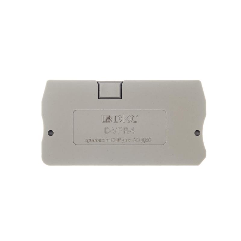 Изолятор торцевой для клеммы VPR-4 | D-VPR-4 | DKC