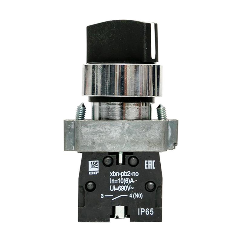 Переключатель BD33 3P короткая ручка 2NO IP65 PROxima | xb2-bd33-65 | EKF
