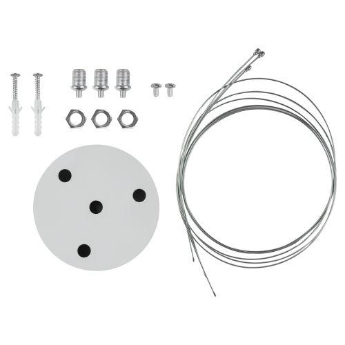 Светильник светодиодный Geometria Ring SPO-132-W-40K-088 88Вт 4000К 6000Лм IP40 800х80 бел. подвесной драйвер внутри ЭРА Б0058902
