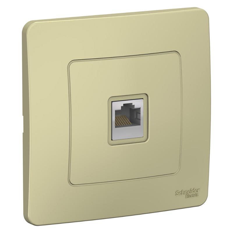 Blanca Бежевый С/У Розетка компьютерная RJ45, кат.5E | BLNIS045007 | SE