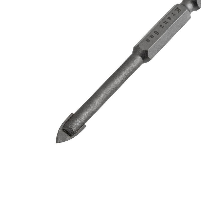 Сверло по стеклу и керамике 6мм (шестигранный хвостовик) Kranz KR-91-0642