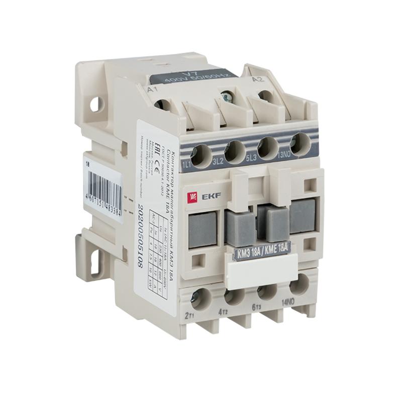 Контактор малогабаритный КМЭ 18А 220В 1NC EKF PROxima | ctr-s-18-220-nc | EKF