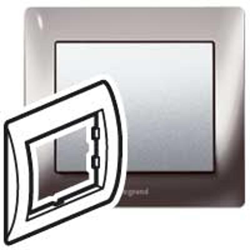 Galea Life Черный Никель/Black Nickel Рамка 1-я | 771941 | Legrand