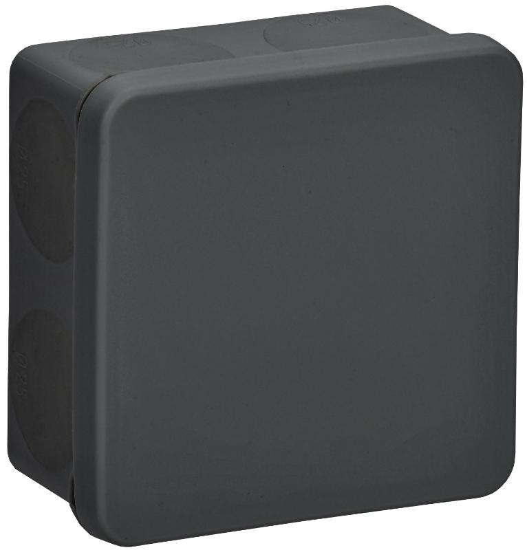 Коробка расп. КМ42435 о/п 80х80х40мм IP67 8 вв. черная | UKO21-080-080-040-K02-66 | IEK