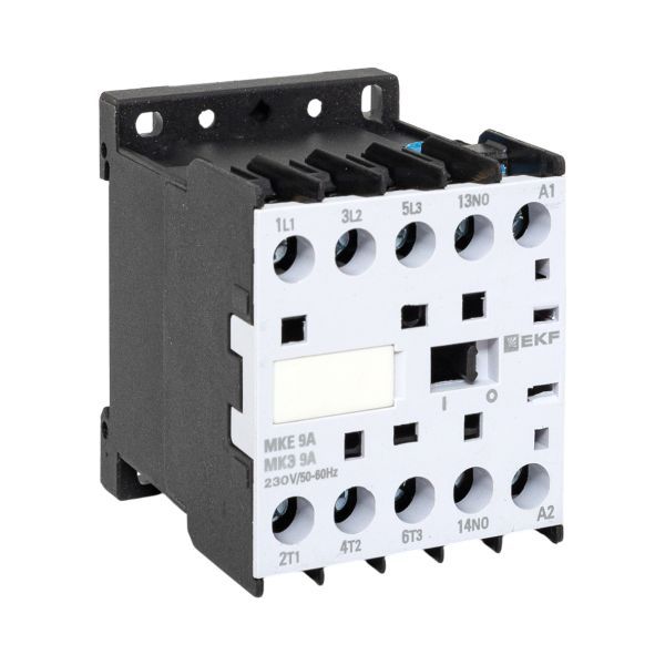 Мини-контактор МКЭ 9А кат. 230В AC 1НО PROxima EKF Mctr-s-9-230
