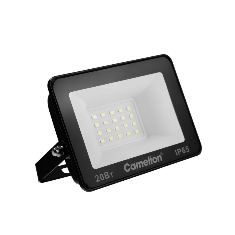 Прожектор светодиодный LFL-2004 C02 LED SMD 20Вт IP65 6500К 2000лм 230В 113х102х24 черн. Camelion 16330