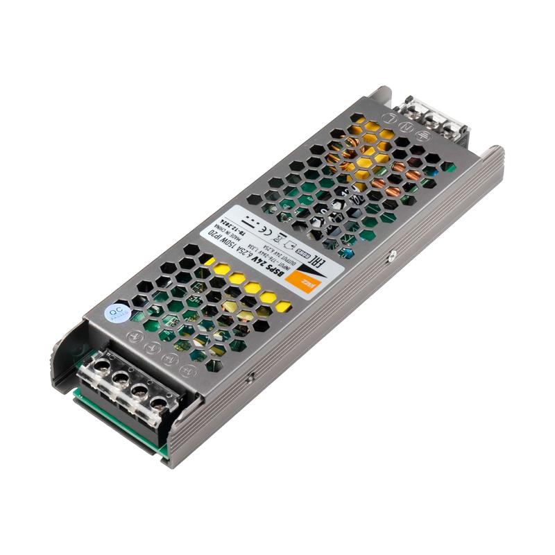 Блок питания для светодиод. ленты BSPS 150Вт 6.25А 24В IP20 метал. Pro+ JazzWay 5015593