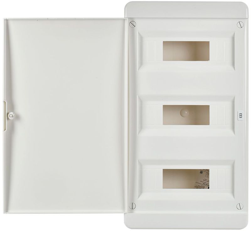 Корпус ЩРВ-П-36 TEKFOR IP41 бел. дверь пластик. IEK TF5-KP13-V-36-41-K01-K01