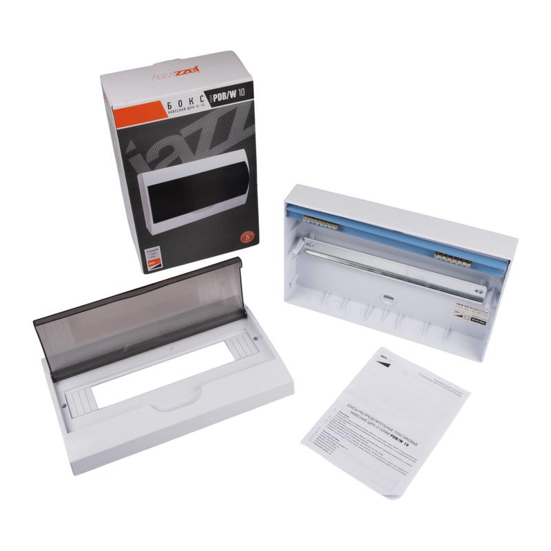 Бокс модульный накладной PDB/W 1015 WH (ЩРН-П-15) IP41 пластик. Pro JazzWay 5071711