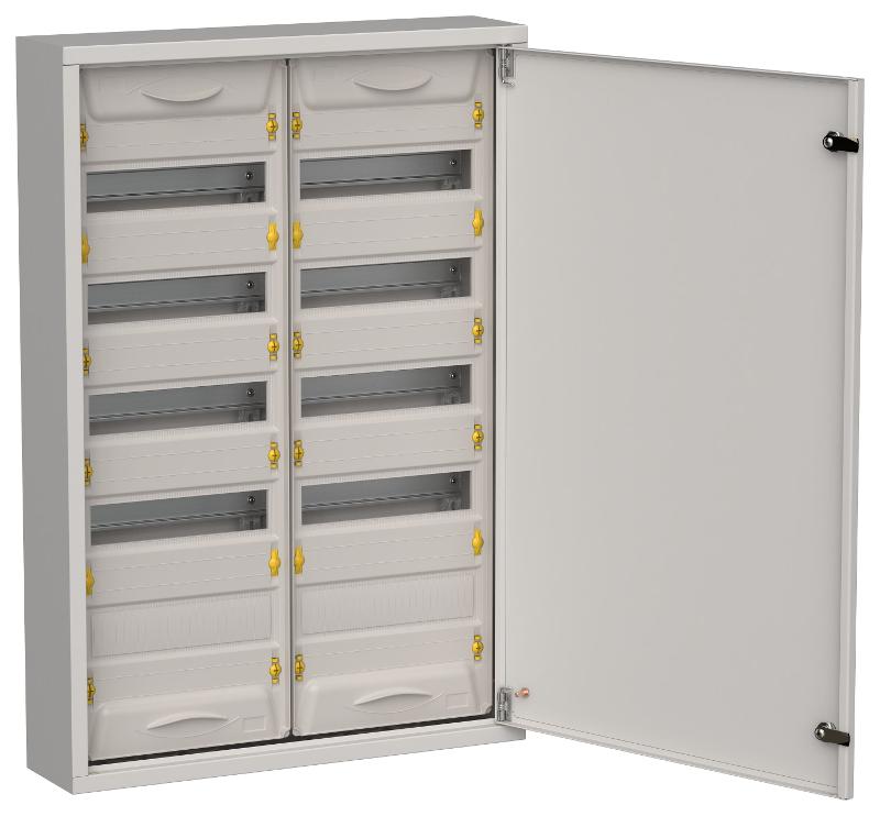TITAN 5 Корпус металлический ЩРн-120 (2х60) 835х570х140 IP31 сер | TI5-50-N-2X060-31-7035 | IEK