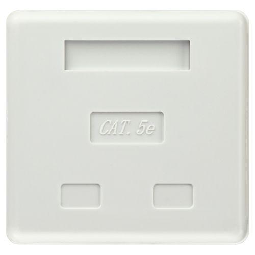 Розетка компьютерная 2-м RJ45 кат.5E неэкранир. Эра Б0056902