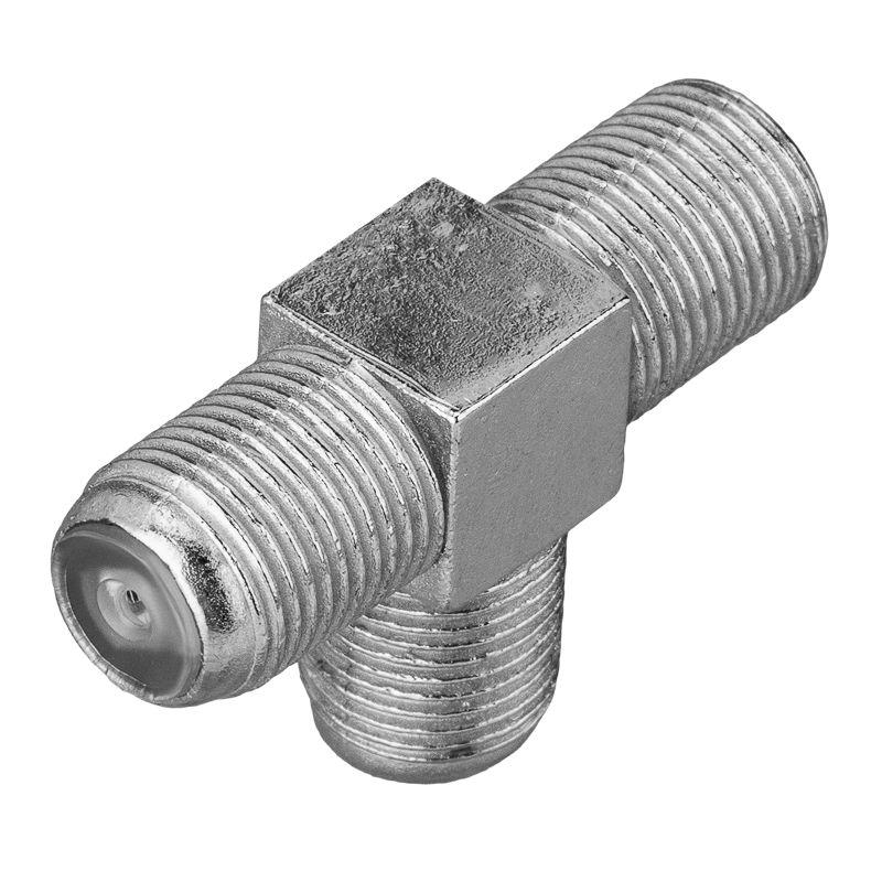 Переходник антенный 3-гнезда F тройник блист. Rexant 06-0022-A