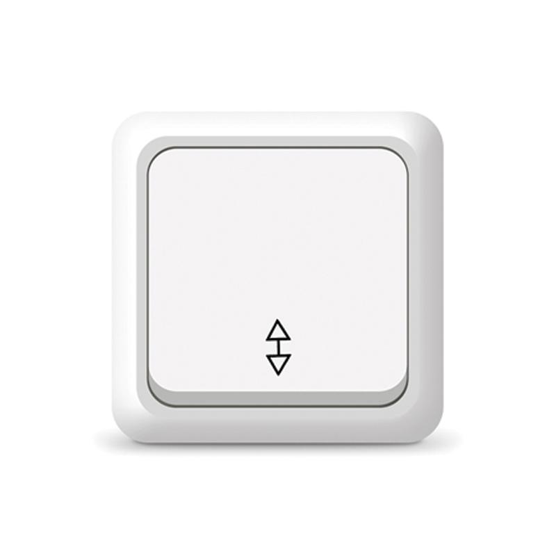 Переключатель проходной 1-кл. ОП Олимп 10А IP20 бел. UNIVersal О0025