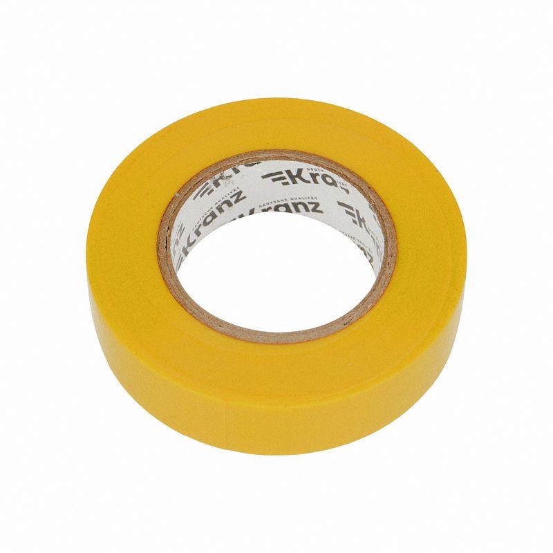 Изолента ПВХ 0.13х19мм 25м желт. Kranz KR-09-2202
