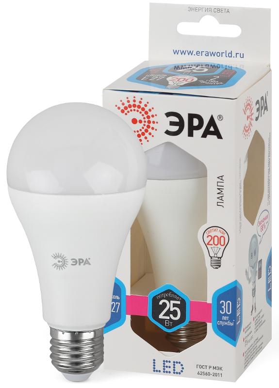 Лампа светодиодная LED 25Вт E27 4000К СТАНДАРТ груша | Б0035335 | ЭРА
