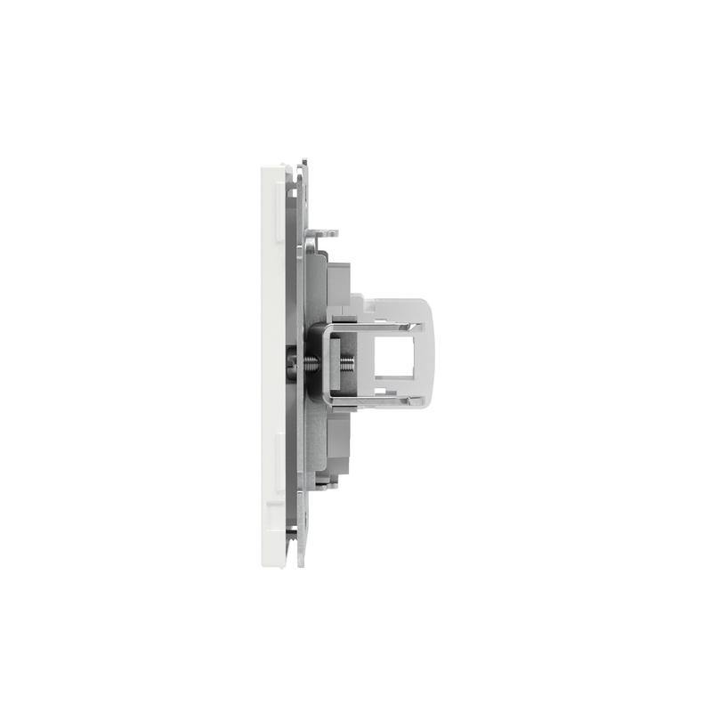 Розетка компьютерная 1-м KANT RJ45 кат.5E без шторки бел. песок DKC 7010663