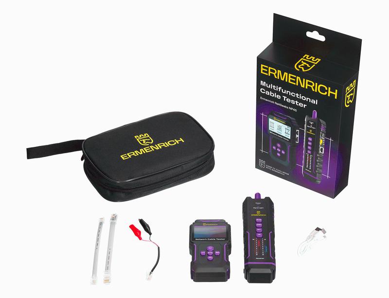 Тестер кабельный многофункциональный NetGeeks NP45 Ermenrich 84554