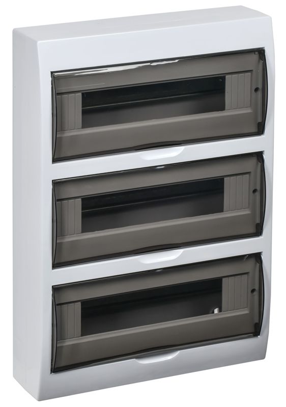 Корпус навесной ЩРН-Пк-45 Krepta 3 IP41 пластик. бел. IEK MKP12-N-04-45-41