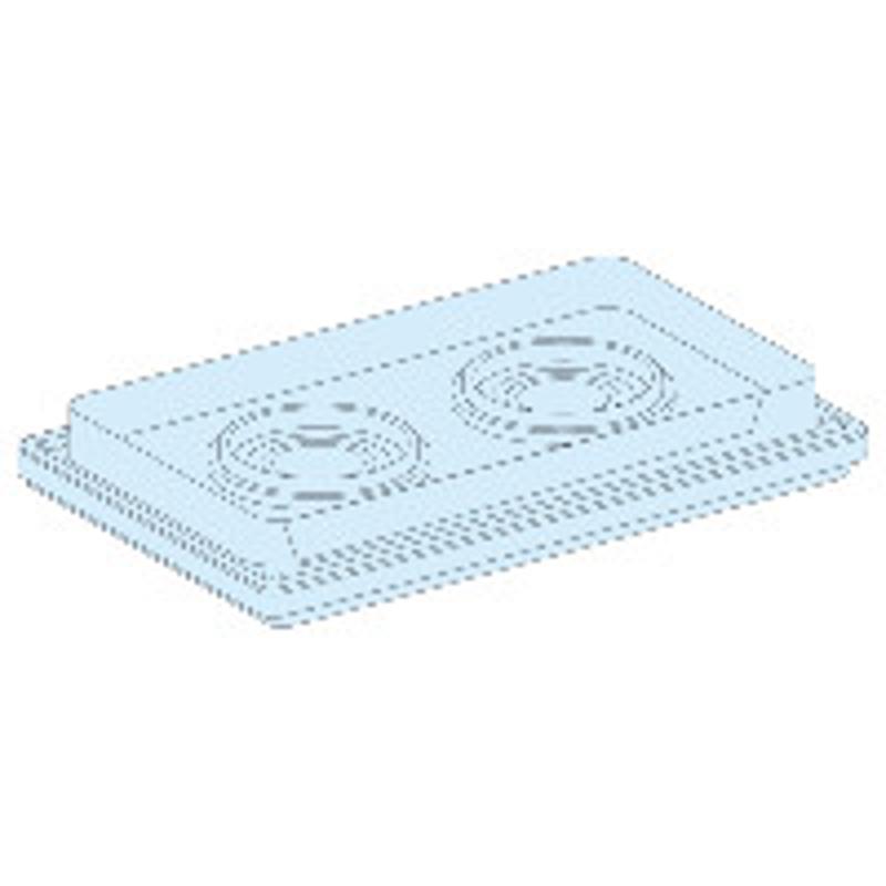 САЛЬНИК. ПАНЕЛЬ С 2 ОТВЕРСТИЯМИ ДИАМЕТРОМ 33 - 72 ММ, IP55 | 08899 | Schneider Electric