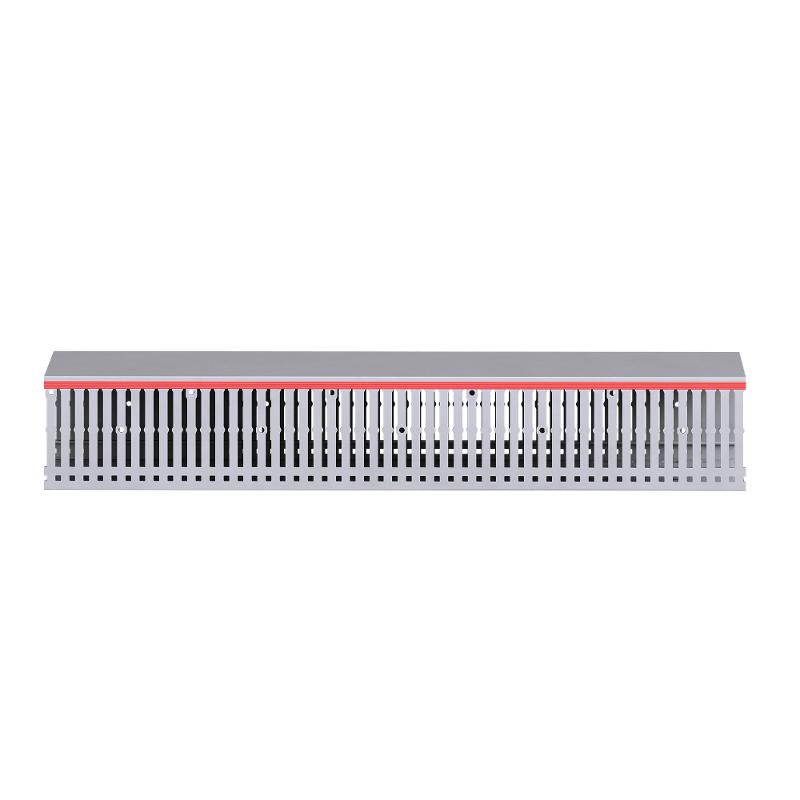 Короб перфорированный, серый RL6 120x80 (ШхВ) зуб - 6мм, паз -4мм  | 01131RL |  DKC