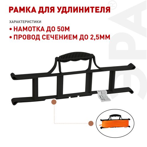 Рамка силового удлинителя IP20 FR-1 Эра Б0047877