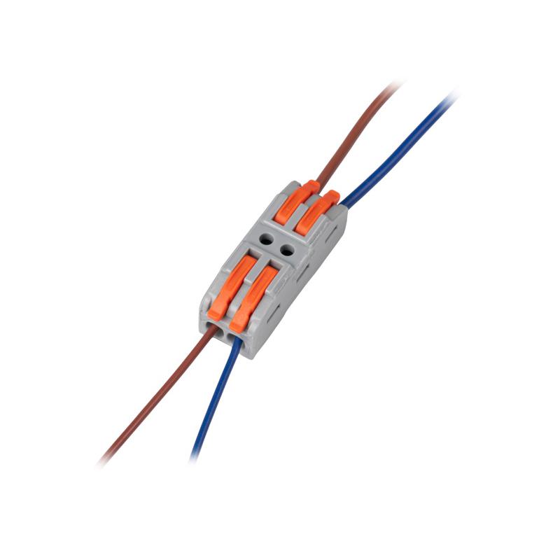 Клемма монтажная СМК PTC-2P 4222 BL/4 450В 32А 0.08-2.5(4.0)кв.мм JazzWay 5073685
