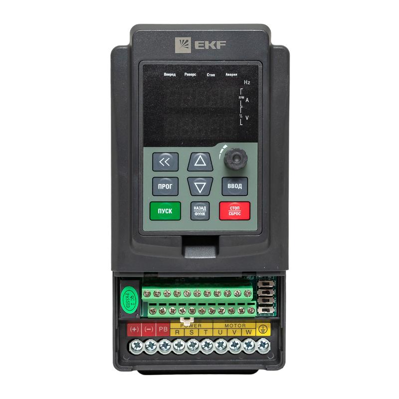 Преобразователь частоты 1,5/2,2кВт 3х400В VECTOR-100 EKF PROxima | VT100-1R5-3B | EKF
