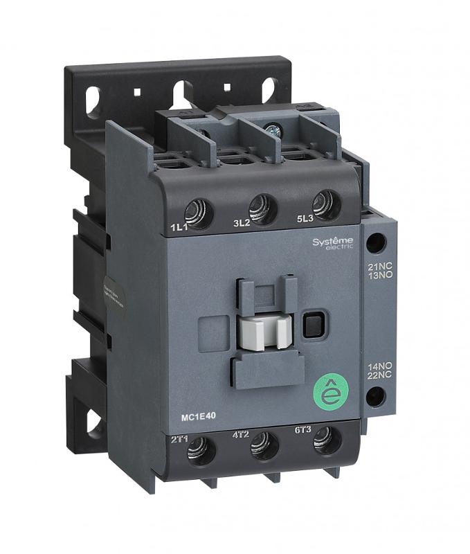 КОНТАКТОР MC1E 3P 40A НО+НЗ 24V 50/60ГЦ | MC1E40B7 | SE