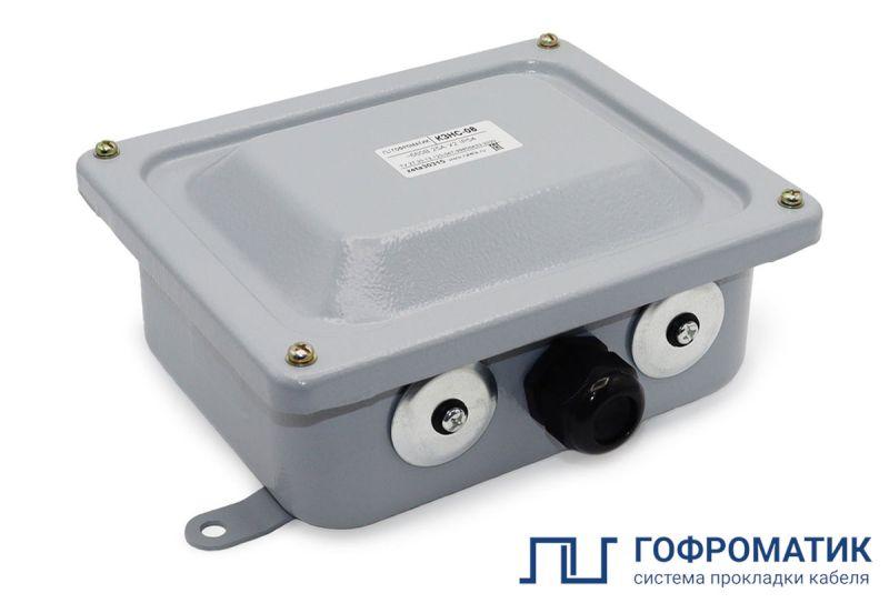 Коробка КЗНС-08 У2 IP54 пластик. ввод ГОФРОМАТИК zeta30315