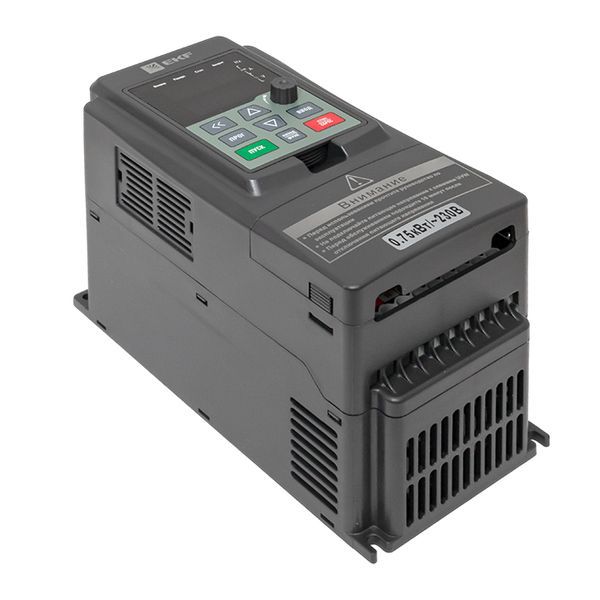 Преобразователь частоты 0.75/1.5кВт 1х230В VECTOR-100 PROxima EKF VT100-0R7-1B