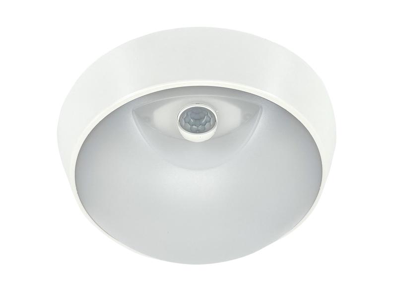 Светильник светодиодный WP 15 C 18W OP 840 D220 WH MDM 220х80мм 18Вт 4000К IP54 ЖКХ круглый пылевлагозащ. с датчиком движ. бел. 15071524504