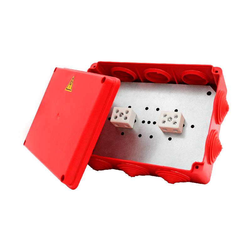 Коробка распределительная огнестойкая 150х110х70мм IP54 FIREFORT КРОПС-П4 FRJB-KM-P4-4-12-КРОПС-IP54 КРОПС-П4 для кабелей до 4кв.мм 12 клемм КМ KR0140