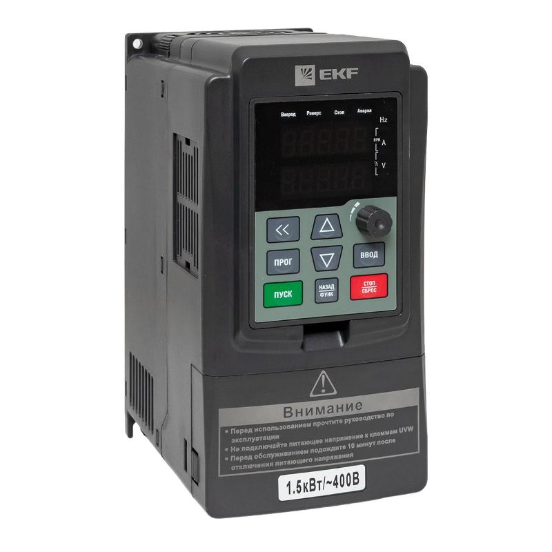 Преобразователь частоты 1,5/2,2кВт 3х400В VECTOR-100 EKF PROxima | VT100-1R5-3B | EKF