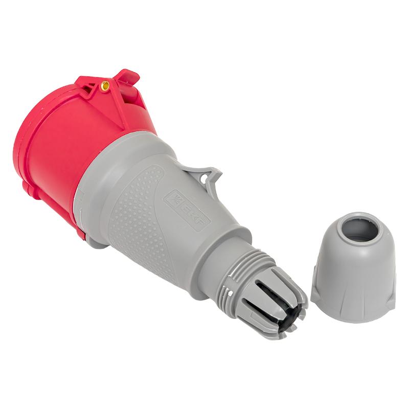 Розетка переносная 224 3P+PE 32А 380В IP44 EKF PROXIMA | ps-224-32-380-PRO | EKF