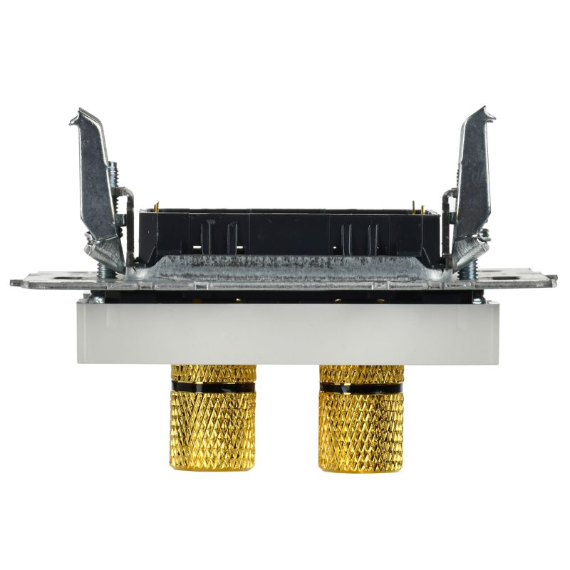 Аудиорозетка 4-м BRITE РА10-БрБ механизм бел. IEK BR-S40-K01