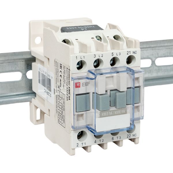 Контактор КМЭ 9А кат. 220В AC 1НЗ EKF ctr-s-9-220-nc