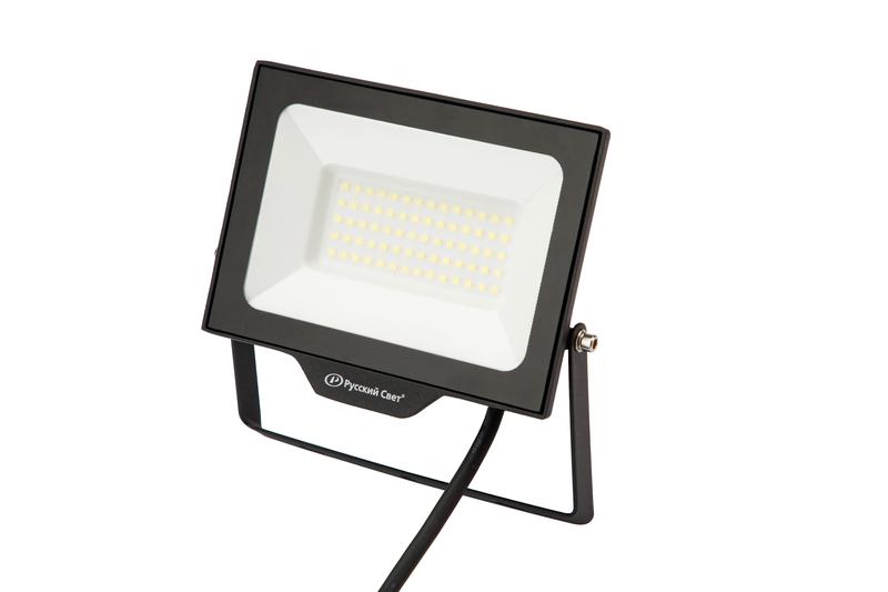 Прожектор светодиодный СДО FL 10 C 50W VW 840 BK CL 192х148х28мм 50Вт 4000К IP65 уличный черн. 15081023278