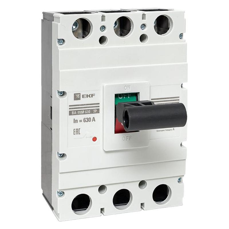 Выключатель автоматический ВА-99М 630/630А 3P 50кА EKF Basic | mccb99-630-630m | EKF