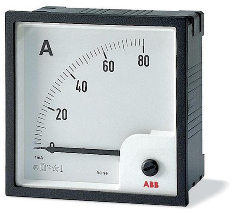 Амперметр перем.тока трансф. вкл. без шкалы AMT1-A1/72 | 2CSG322250R4001 | ABB