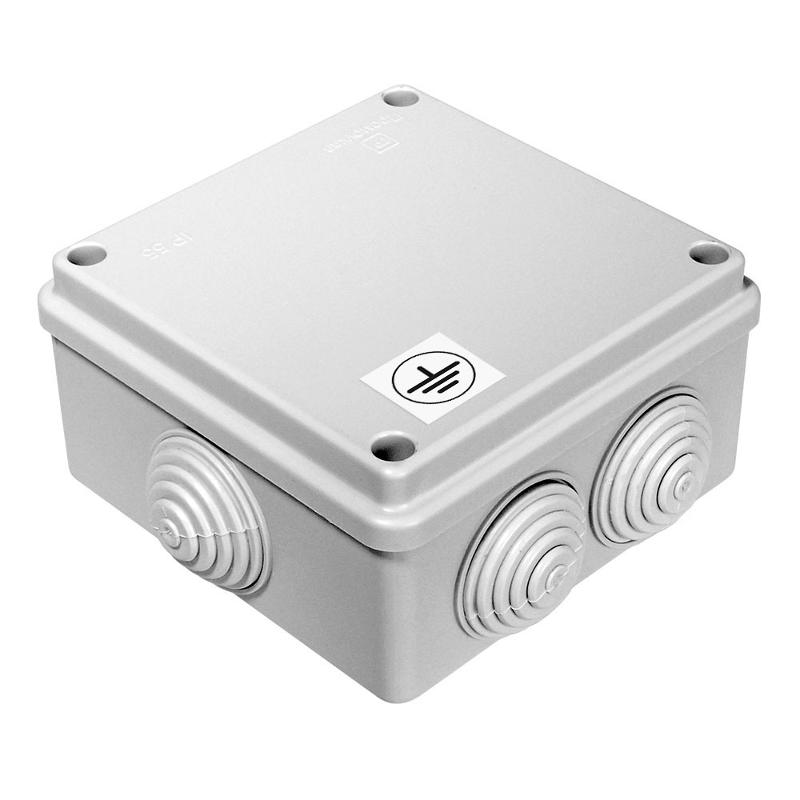 Коробка уравнивания потенциалов (КУП) для о/у 100х100х50 (60шт/кор) IP55 | 40-0300-У | Промрукав
