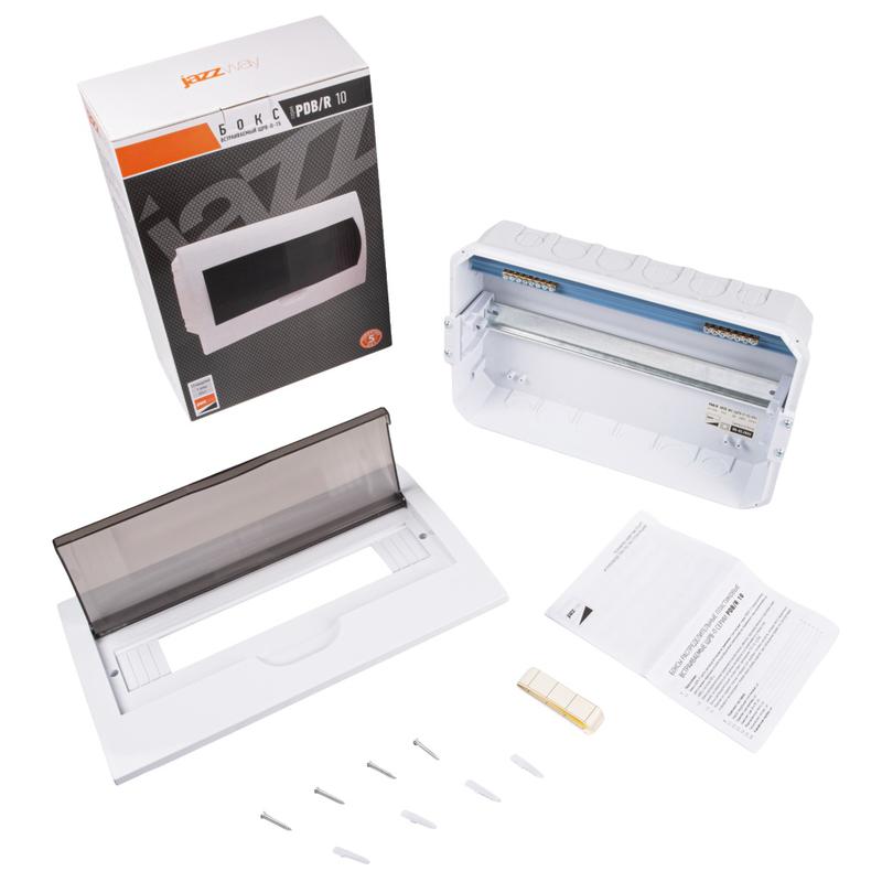 Бокс модульный встраив. PDB/R 1015 WH (ЩРВ-П-15) IP41 пластик. Pro JazzWay 5071797