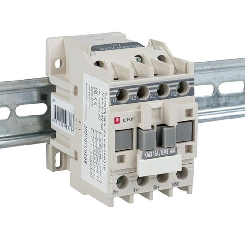 Контактор малогабаритный КМЭ 18А 220В 1NC EKF PROxima | ctr-s-18-220-nc | EKF