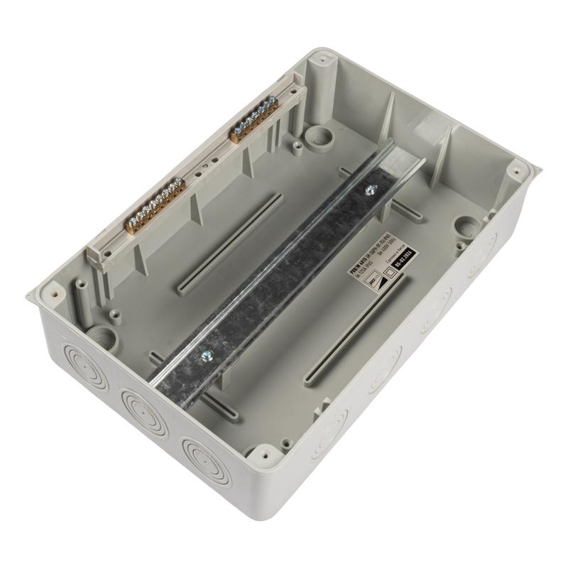 Бокс модульный накладной PDB/W 4015 GR (ЩРН-ПГ-15) IP65 пластик. Pro JazzWay 5072107