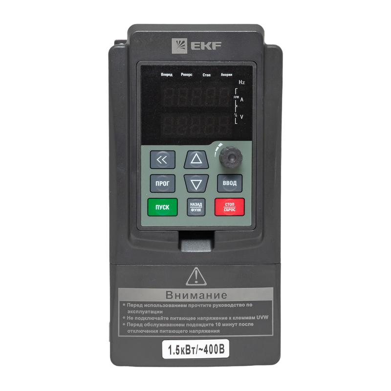 Преобразователь частоты 1,5/2,2кВт 3х400В VECTOR-100 EKF PROxima | VT100-1R5-3B | EKF