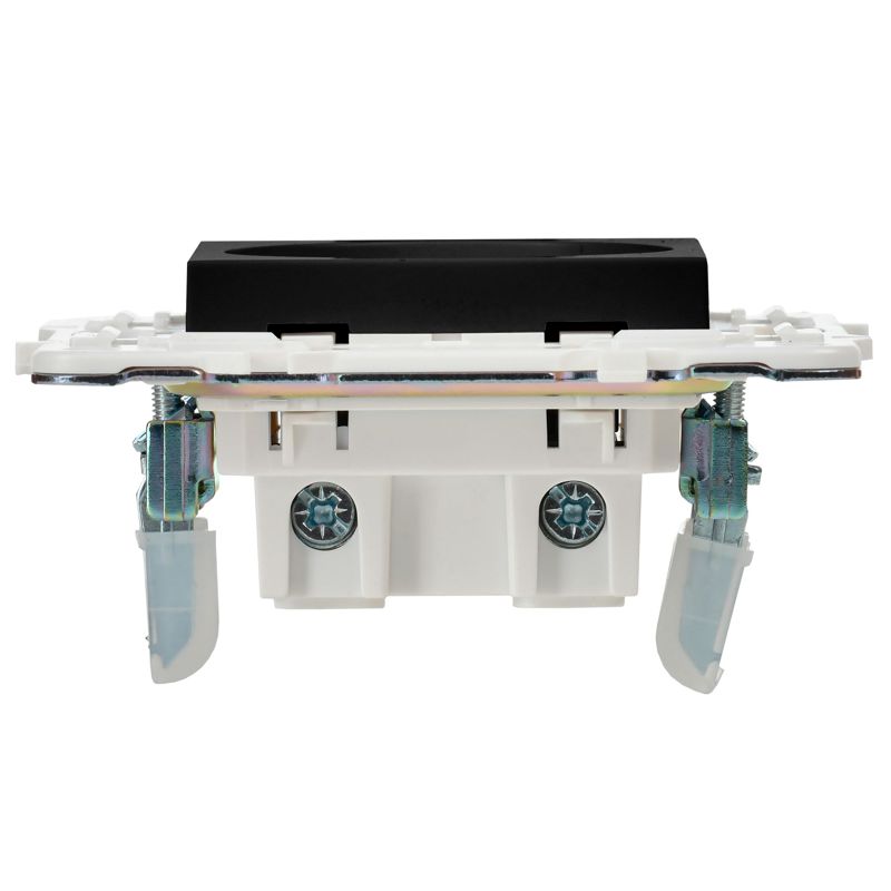 Розетка SKANDY 10А без заземл. без защ. шторок SK-R02Bl черн. IEK SK-R10-10-K02