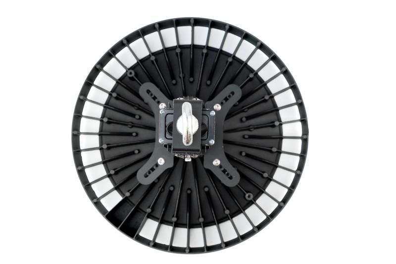 Светильник светодиодный ДСП IB 11 S 100W VW 840 HT BK CL 257х257х155мм 100Вт 4000К IP65 High Bay подвесной с закален. стекл. черн. 16091124339